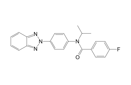 Benzamide, N-(4-benzotriazol-2-ylphenyl)-4-fluoro-N-isopropyl-