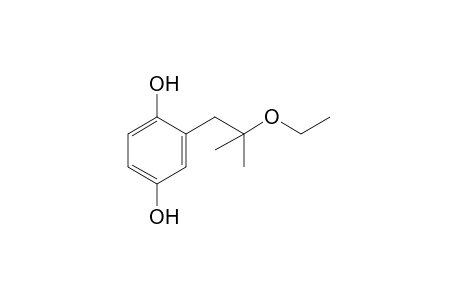 2-(2-Ethoxy-2-methylpropyl)hydroquinone