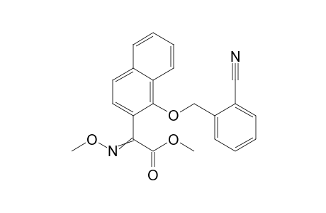 2-Naphthaleneacetic acid, 1-[(2-cyanophenyl)methoxy]-alpha-(methoxyimino)-, methyl ester