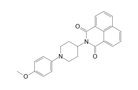N-(1-(4-METHOXYPHENYL)-4-PIPERIDINYL)-1,8-NAPHTHALIMIDE-(2-[1-(4-METHOXYPHENYL)-PIPERIDIN-4-YL]-BENZ-[DE]-ISOQUINOLINE-1,3-DIONE)