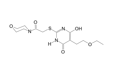 5-(2-ethoxyethyl)-6-hydroxy-2-{[2-(4-morpholinyl)-2-oxoethyl]sulfanyl}-4(3H)-pyrimidinone