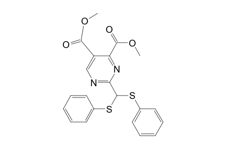 Dimethyl 2-[Bis(phenylthio)methyl]pyrimidine-4,5-dicarboxylate