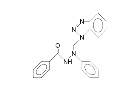 1-(Benzotriazol-1-yl-methyl)-2-benzoyl-1-phenyl- hydrazine