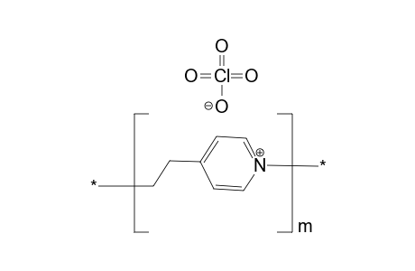 Poly(dimethylene-1,4-pyridinium perchlorate)