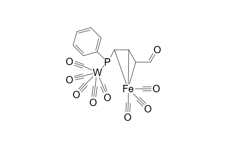 {1-[(Pentacarbonyl-tungsten)phenyl-phospha]-3-formylpropene} - (tricarbonyl-iron)