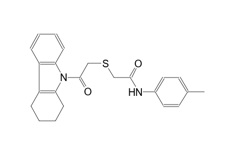 acetamide, N-(4-methylphenyl)-2-[[2-oxo-2-(1,2,3,4-tetrahydro-9H-carbazol-9-yl)ethyl]thio]-