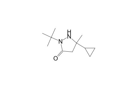 2-tert-Butyl-5-cyclopropyl-5-methyl-3-pyrazolidinone