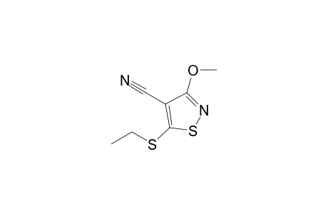 5-(ethylthio)-3-methoxy-4-isothiazolecarbonitrile