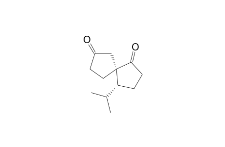 (4R,5S)-4-Isopropylspiro[4.4]nonane-1,7-dione