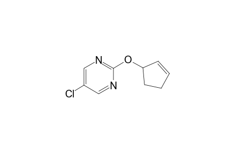 5-Chloro-2-( 2'-cyclopentenyloxy)pyrimidine