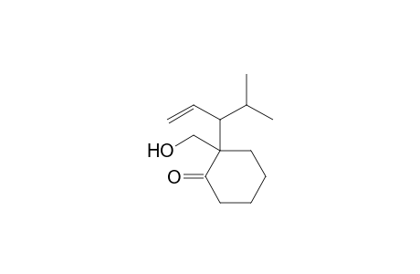 2-(Hydroxymethyl)-2-(1'-isopropyl-2'-propenyl)cyclohexanone