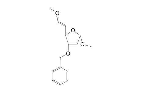 Methyl (5E,Z)-3-O-Benzyl-2,5-dideoxy-6-O-methyl-.alpha.,D-erythrohex-5-enfuranoside