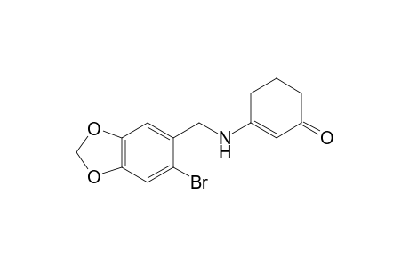 3-(2-Bromo-4,5-methylenedioxybenzyl)aminocyclohex-2-en-1-one