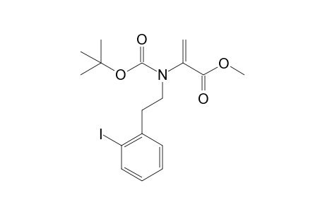2-[tert-butoxycarbonyl-[2-(2-iodophenyl)ethyl]amino]acrylic acid methyl ester