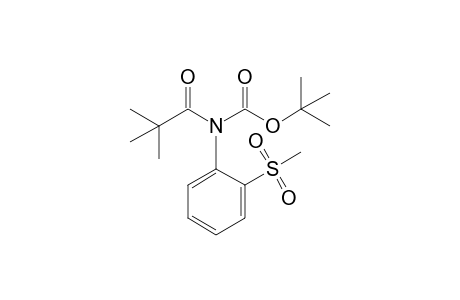 tert-Butyl 2,2-dimethylpropanoyl[2-(methylsulfonyl)-phenyl]carbamate