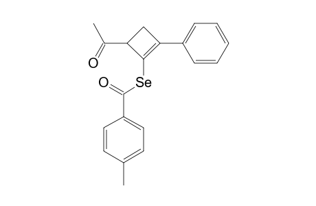3-ACETYL-1-PHENYL-2-(PARA-TOLUOYLSELENO)-1-CYCLOBUTENE