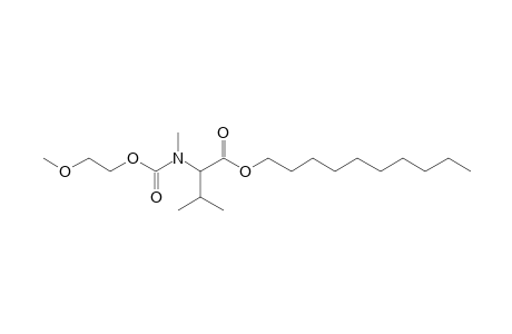 Valine, N-methyl-N-(2-methoxtyethoxycarbonyl)-, decyl ester