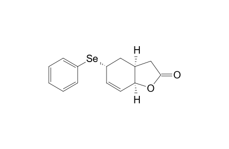 2(3H)-Benzofuranone, 3a,4,5,7a-tetrahydro-5-(phenylseleno)-, (3a.alpha.,5.alpha.,7a.alpha.)-