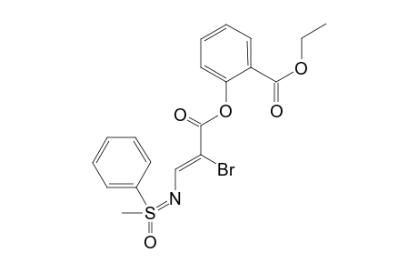 (Z)-N-{2-Bromo-2-{[(2-ethoxycarbonyl)phenoxy]carbonyl]}}vinyl-S-phenyl-S-methyl sulfoximine