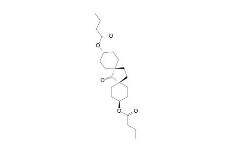 cis,trans-3,11-Dibutyryldispiro[5,1,5,2]pentadecan-7-one