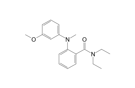 N,N-Diethyl-2-[3-methoxy(methyl)anilino]benzamide