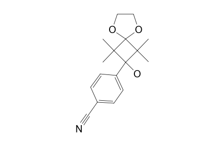 1-(PARA-CYANOPHENYL)-1-HYDROXYL-2,2,4,4-TETRAMETHYL-5,8-DIOXASPIRO-[3.4]-OCTANE