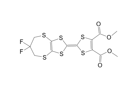 2-[1,3]Dithiolol-2-ylidene-6,6-difluoro-5,7-dihydro-5H-[1,3]dithiolo[1,4]dithiepine-4,5-dicarboxylic acid dimethyl ester