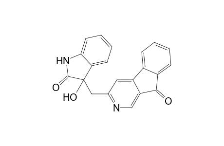 Indeno[2,1-c]pyridin-9-one, 3-(2,3-dihydro-3-hydroxy-2-oxoindol-3-yl)methyl-