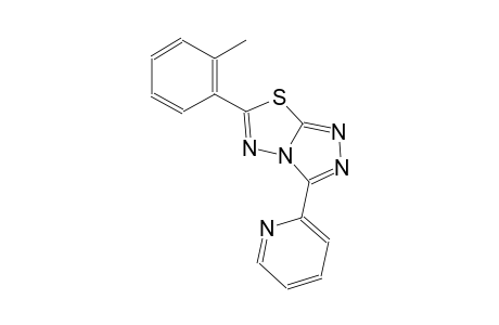 6-(2-methylphenyl)-3-(2-pyridinyl)[1,2,4]triazolo[3,4-b][1,3,4]thiadiazole
