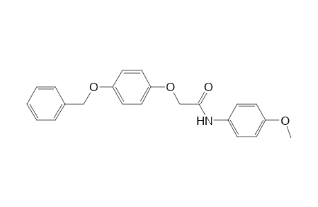 Acetamide, 2-(4-benzyloxyphenoxy)-N-(4-methoxyphenyl)-