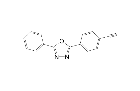 2-(4-ethynylphenyl)-5-phenyl-1,3,4-oxadiazole