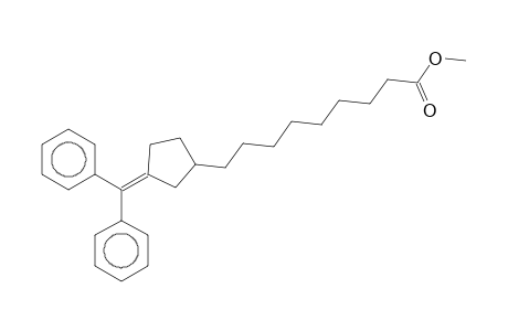 Nonanoic acid, 9-[3-(diphenylmethylene)cyclopentyl]-, methyl ester