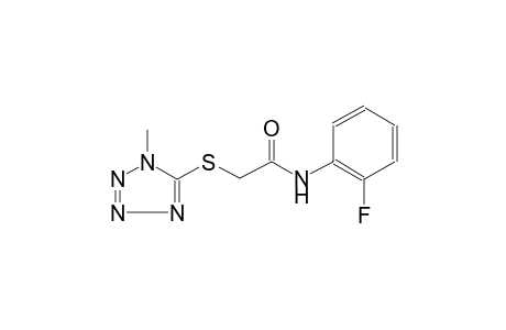 N-(2-fluorophenyl)-2-[(1-methyl-1H-tetraazol-5-yl)sulfanyl]acetamide