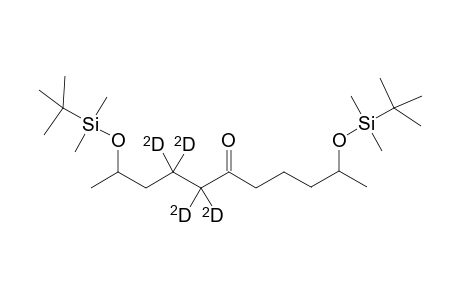 2,10-Bis(tert-butyldimethylsilyloxy)-4,4,5,5-[2H4]undecan-6-one