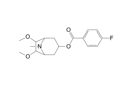 3-p-fluorobenzoyloxy-6,7-dimethoxytropane