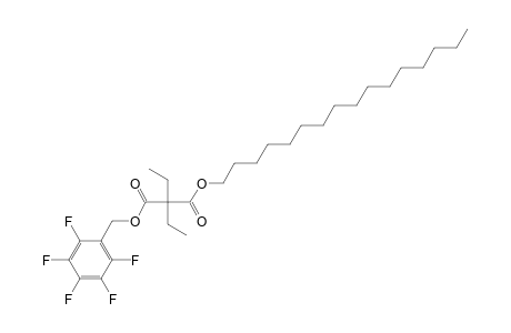 Diethylmalonic acid, hexadecyl pentafluorobenzyl ester