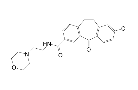8-Chloro-5-oxo-10,11-dihydro-5H-dibenzo[a,d]cycloheptene-3-carboxylic acid (2-morpholin-4-yl-ethyl)-amide