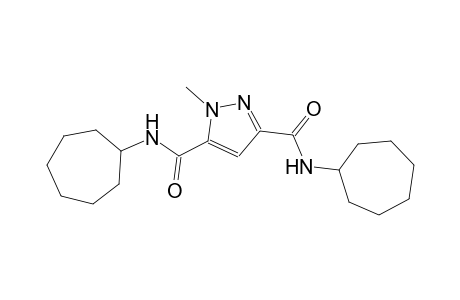 1H-pyrazole-3,5-dicarboxamide, N~3~,N~5~-dicycloheptyl-1-methyl-