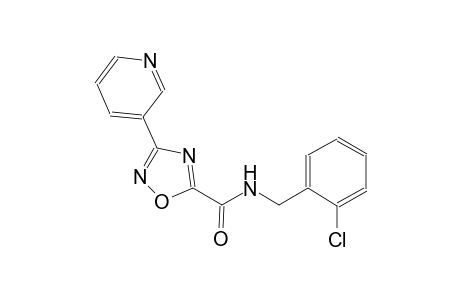 1,2,4-oxadiazole-5-carboxamide, N-[(2-chlorophenyl)methyl]-3-(3-pyridinyl)-