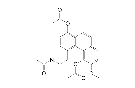 3-Methoxy-4,8-diacetoxy-5-(N-methyl-2-acetamidoethyl) phenanthrene