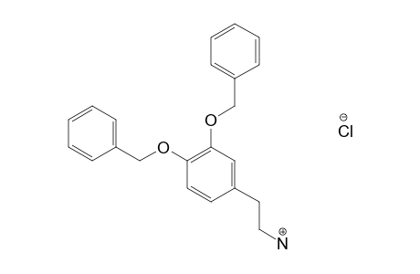 3,4-BIS(BENZYLOXY)PHENETHYLAMINE, HYDROCHLORIDE
