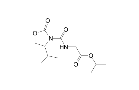 Isopropyl 2-(n-((4s)-4-(1-methylethyl)-2-oxazolidinone-3-carbamoyl)(aminoacetate