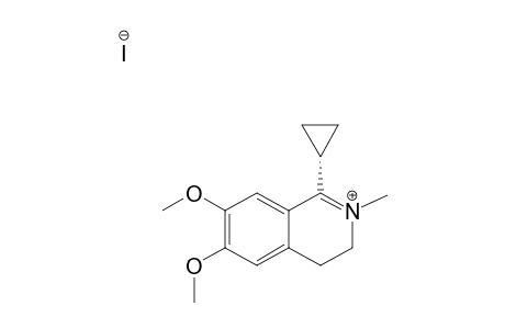 1-CYClOPROPYL-6,7-DIMETHOXY-2-METHYL-3,4-DIHYDROISOQUINOLINIUM-IODIDE