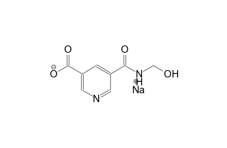 sodium 5-{[(hydroxymethyl)amino]carbonyl}nicotinate