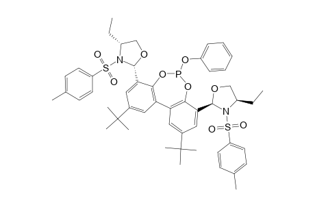 2,10-DI-TERT.-BUTYL-4,8-BIS-[(2R,4R)-4-ETHYL-3-(4-METHYLBENZENESULFONYL)-1,3-OXAZOLIDINYL]-2-PHENOXY-DIBENZO-[D,F]-[1,3,2]-DIOXAPHOSPHEPINE