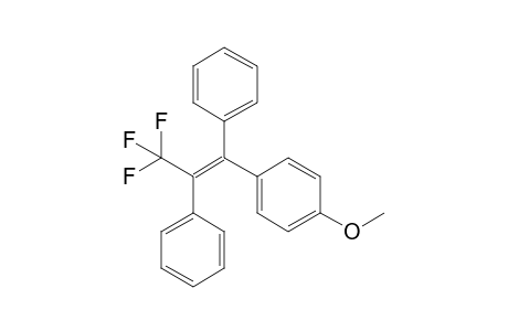 1-Methoxy-4-[(E)-3,3,3-trifluoro-1,2-diphenyl-prop-1-enyl]benzene