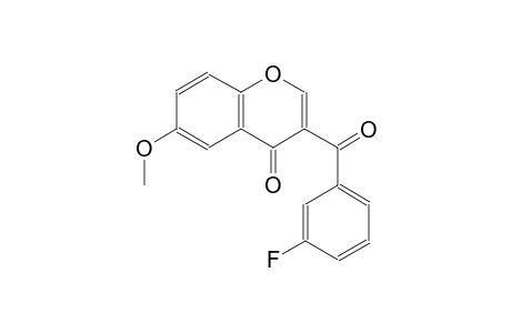 3-(3-fluorobenzoyl)-6-methoxy-4H-chromen-4-one