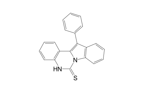 Indolo[1,2-c]quinazoline-6(5H)-thione, 12-phenyl-