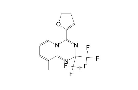 4-Furan-2-yl-9-methyl-2,2-bis-trifluoromethyl-2H-pyrido[1,2-a][1,3,5]triazine