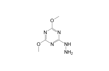 1,3,5-Triazin-2(1H)-one, 4,6-dimethoxy-, hydrazone